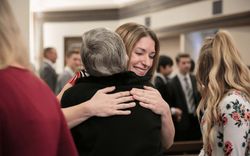 Lizzy jest witana w Kościele Jezusa Chrystusa Świętych w Dniach Ostatnich po swoim chrzcie
